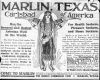 Marlin Texas Newspaper Ad